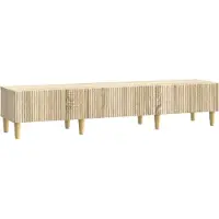 vidaXL Meuble TV en chêne Sonoma 147 x 34,5 x 30 cm, aggloméré
