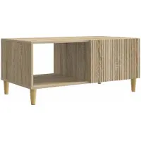 vidaXL Table basse en chêne Sonoma 90 x 50 x 40 cm Bois composite