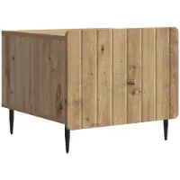 vidaXL Table basse en chêne Artisan 49 x 50 x 42 cm en bois aggloméré