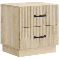vidaXL Cabinet de chevet avec tiroir Chêne Sonoma 43 x 34,5 x 44,5 cm