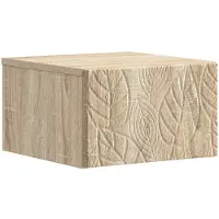 vidaXL Cabinet de chevet mural Chêne Sonoma 49 x 34,5 x 20 cm