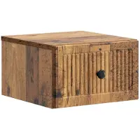 vidaXL Cabinet de chevet mural Bois ancien 33 x 34,5 x 20 cm