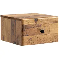 vidaXL Cabinet de chevet mural Bois ancien 34,5 x 33 x 20 cm