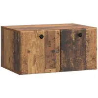 vidaXL Meuble TV mural 59,5 x 41 x 30 cm en bois recyclé