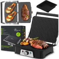 Extralink Sj-36 Electric Grill Plate Noir One Size / EU Plug 220V