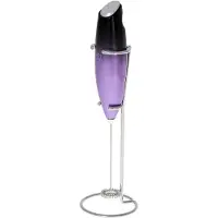 Adler AD 4499 milk frother/warmer Handheld electric Black, Violet