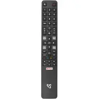 SBOX RC-01406 Télécommande pour téléviseurs TCL (Télécommande spécifique à l’appareil, Télécommande universelle, Infrarouge), Télécommande, Noir