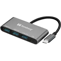Sandberg Convertisseur USB-C vers 3 x USB 3.0