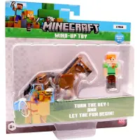 Minecraft Figurine Jouet - Jouet à remonter 3D - 2 Pack - Assort - - UneTaille - Figurine de Jeu