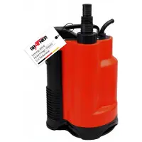 Grafner Pompe submersible de drainage des eaux usées 400 Watt 7500L/h SP11011 (Pompe pour eaux chargées)