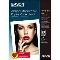Epson S041344 Archival Matte Paper A3 (50 vel) - Papier photo