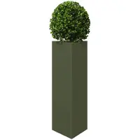 vidaXL Jardinière anthracite triangulaire 40x34,5x70 cm acier