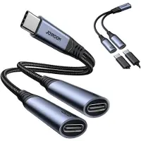 JOYROOM Adaptateur Dac 2W1 Sy-C03 Usb-C Do 2X Usb-C - Czarny