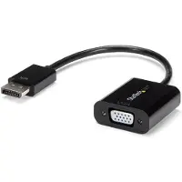StarTech.com .com DP2VGA3 câble vidéo et adaptateur 0,1 m VGA (D-Sub) Noir