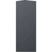 vidaXL Jardinière anthracite triangulaire 30x26x75 cm acier