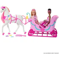 Barbie Jouets - 50 cm - Casse-Noisette - Cheval av. Traîneau - - UneTaille - Poupée