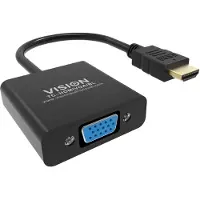 Vision Professional Vga To Hdmi Adapter Argenté