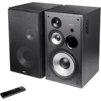 Edifier Enceintes 2.0 R2850DB-BK, 150W RMS, Bluetooth, Télécommande sans fil, Noir