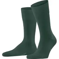 Falke Chaussettes Vert chasseur, Unicolore