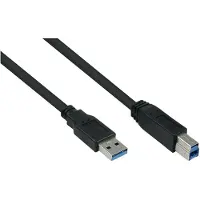 Kabelmeister USB3.0 Kabel A-A UL schwarz 0,5m