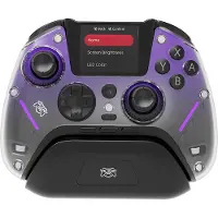 IMP Tech Tech - Manette DLX HE MAX sans fil/filaire/Bluetooth - Violet et noir (PC), Manette, Noir, Violet