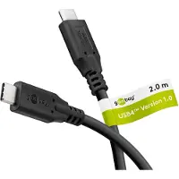 Goobay Câble USB-C¿, USB4¿, 100 W, 40 Gbit/s, 2 m