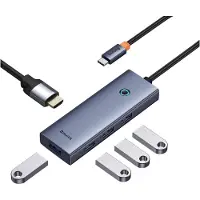Baseus Ultrajoy 5-port Docking Station Argenté