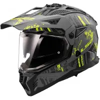 LS2 Mx702 Pionner Ii Crazy Full Face Helmet Gris L