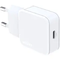 Accezz Chargeur Ultra Slim GaN - USB-C - 20 W - Blanc