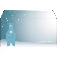 Sigel enveloppes Polar Bear, DIN long, 25 pcs