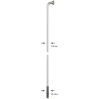 Alpina 2.00 Mm Zinc Spokes 100 Units Clair 274 mm