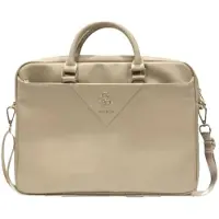 GUESS Torba GUCB15ZPGSTEGD 16" złoty/light gold Triangle 4G (16"), Sac pour notebook, Or