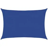 vidaXL Voile d'ombrage 160 g/m² Bleu 2x2,5 m PEHD