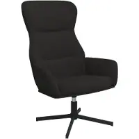 vidaXL Chaise de relaxation Noir Velours
