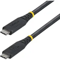 StarTech.com .com CC50CM40GUSB4TP, 0,5 m, USB-C, USB-C, USB4 Gen 3x2, 40 Gbit/s, noir