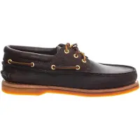 Timberland Mocassin 'CFTB Boat Shoe DK BRN F Grain' marron