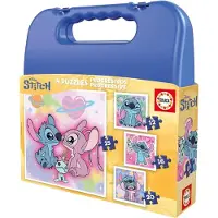 Disney Stitch Mon premier puzzle bleu Enfants Bleu Taille unique