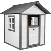 Axi Maison Enfant Beach Lodge En Blanc | Maison De Jeux En Bois Ffc Pour Les Enfants | Maisonnette / Cabane De Jeu Pour Le Jardin