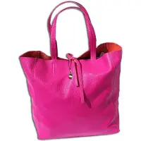 DrachenLeder Sac bandoulière rose