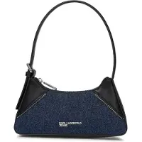 Karl lagerfeld JEANS Sac bandoulière 'Rebel' bleu denim / noir