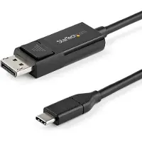 StarTech.com .com CDP2DP1MBD câble vidéo et adaptateur Noir
