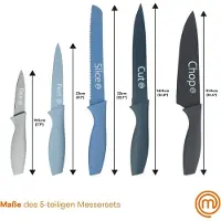 MasterChef Set de couteaux de cuisine , 5 pièces