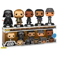 Funko POP! Pop! Star Wars : Kenobi - Obi-Wan Kenobi / Dark Vador / Kawlan Roken / Tala Durith / Reva (la Troisième Sœur) - Lot de 5, édition spéciale exclusive