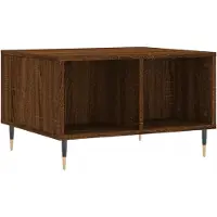 vidaXL Table basse marron imitation chêne 60x50x36,5 cm Bois composite