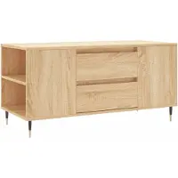 vidaXL Table basse chêne Sonoma 102x44,5x50 cm Bois composite