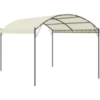 vidaXL Pavillon Tissu Crème