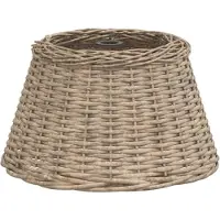 vidaXL Abat-jour marron Ø50x30 cm osier