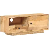 vidaXL Armoire TV 90x30x35 cm en bois massif de manguier