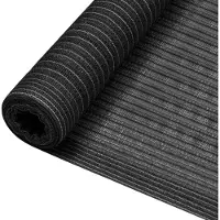vidaXL Panneau de clôture Anthracite 1,5x10 m HDPE 195 g/m