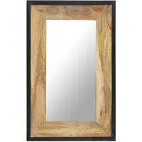 vidaXL Miroir 80x50 cm manguier massif